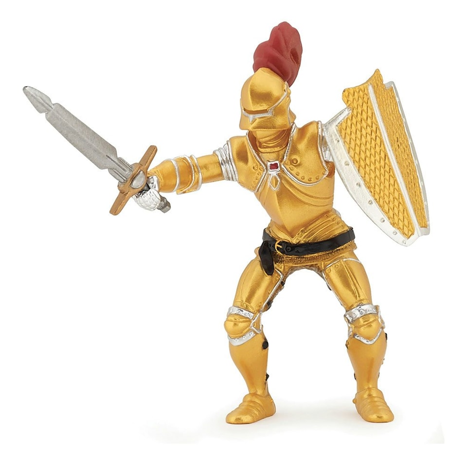 PAPO Fantasy World Knight in Gold Armour Toy Figure