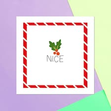 Nice Square Greetings Card