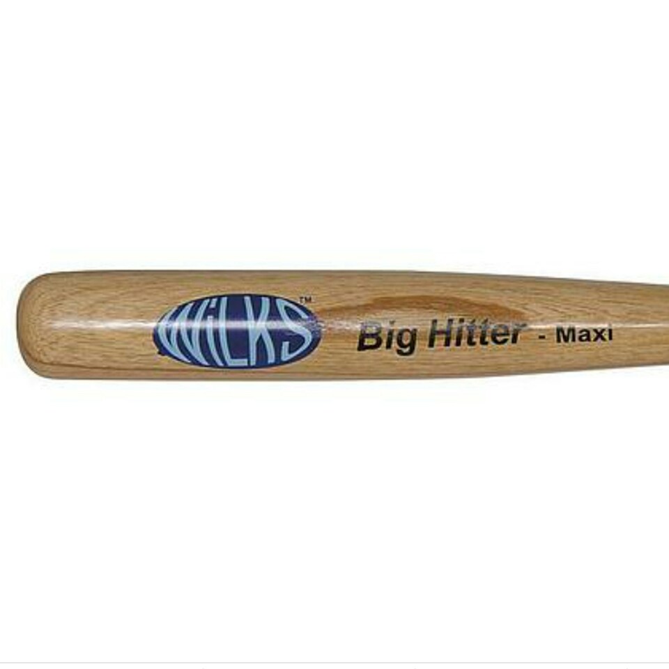 image 1 of Wilks Big Hitter Maxi Softball Bat - Brown/Black - One Size