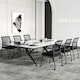 image 7 of COSTWAY 2Pcs Office Chairs Meeting Room Conference Chair Black