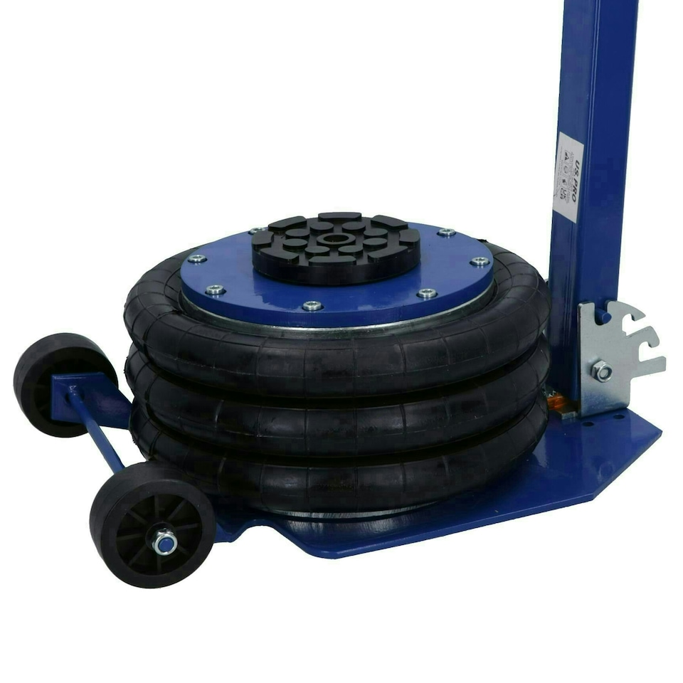 image 1 of 3 Ton Car Van Air Pneumatic Triple Air Bag Trolley Lifting Jack 135 - 400mm Height