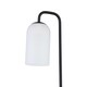 image 3 of Victoria - Black Touch Lamp with Frosted Glass Shade | Black | White | Large | 1