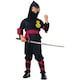 image 1 of Bristol Novelty Childrens/Kids Ninja Costume Set - Black/Yellow - 4-6 Years Black | 4