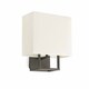 image 1 of Vesper 1 Light Indoor Wall Lamp Brown with Shade, E14