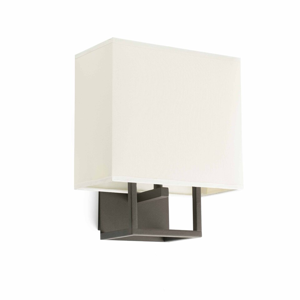 image 1 of Vesper 1 Light Indoor Wall Lamp Brown with Shade, E14