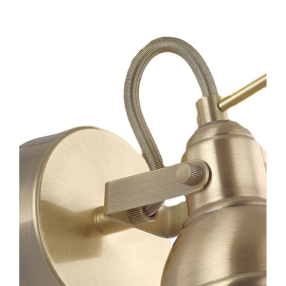 image 1 of Unique Industrial Designed Antique Brass Wall Spot Light with Switch | Gold | Antique Brass | 1