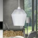 image 4 of Set of 2 Porter - Clear Textured Glass Easy Fit Pendant Shades | Clear | Small | 2