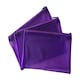 image 4 of 8x5" Frosted Purple Pencil Case - See Through Exam Clear Translucent