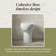 image 6 of Comfort Height Back To Wall Toilet Pan   - 440mm x 370mm x 530mm