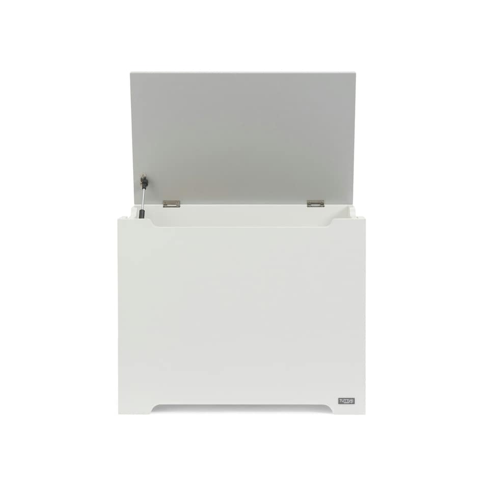 image 1 of Tutti Bambini Toy Box - White/Dove Grey