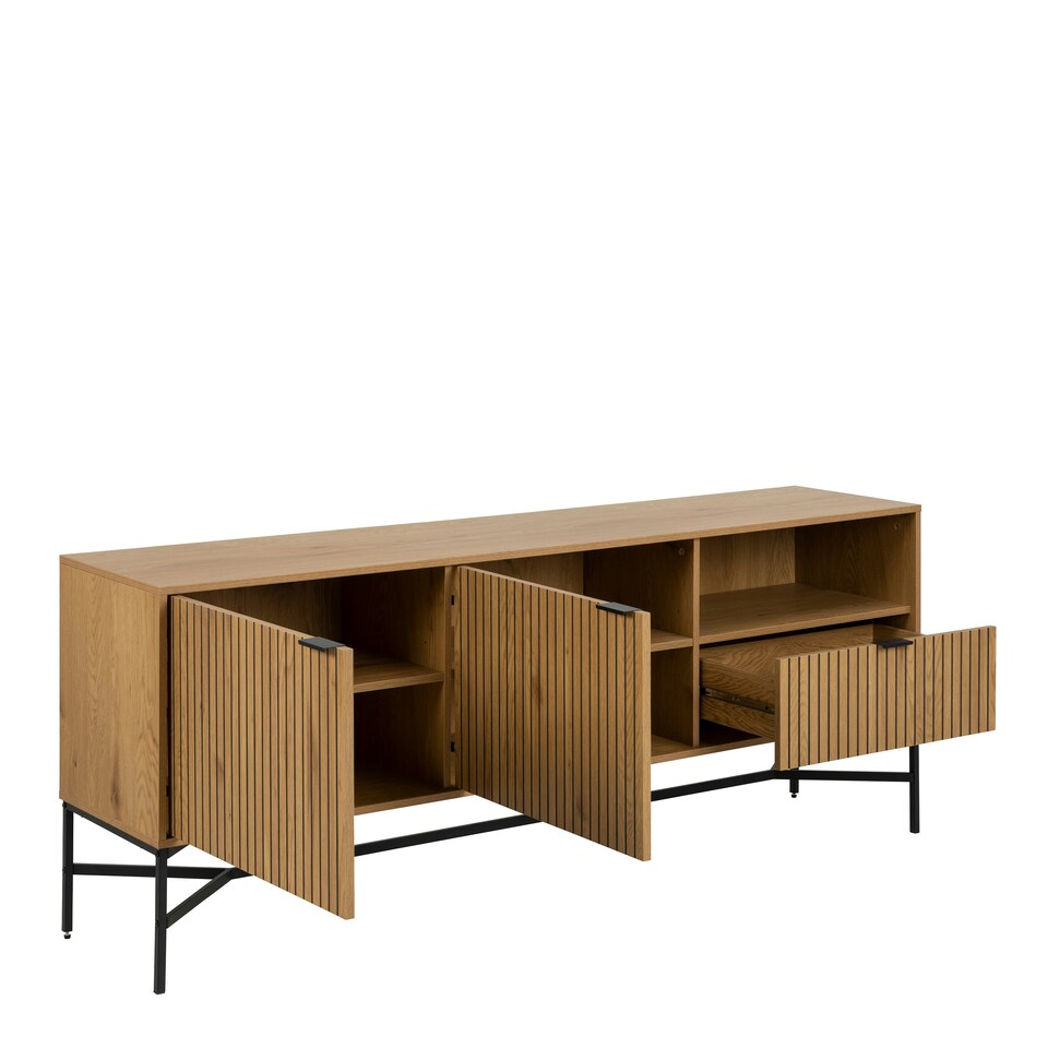 image 1 of Jaipur Sideboard with 2 Doors and 1 Drawer in Wild Oak