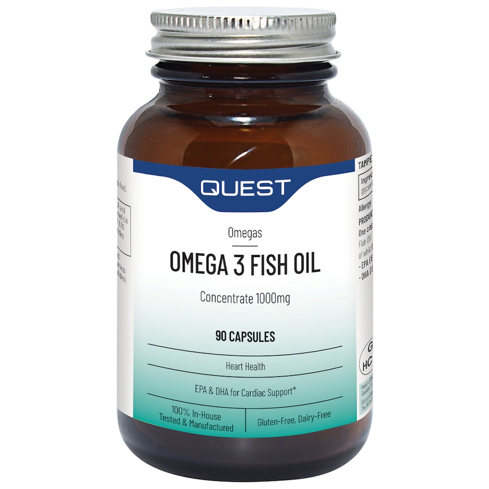 Omega 3 Fish Oil 1000mg Capsules 45 + 45 capsule (Quest)