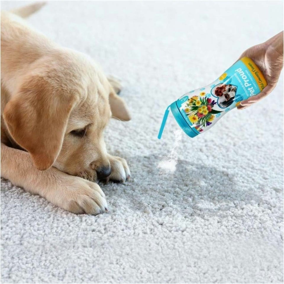 image 1 of Airpure Pet Proud Freshens Carpets Rug Freshener Elimainates Odours 500g Powdwe