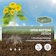 image 4 of Outsunny Set of 2 Raised Garden Bed Galvanised Planter Box Easy Setup Dark Grey