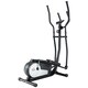 image 1 of HOMCOM Elliptical Cross Trainer w/ Adjustable Resistance, LCD Monitor, Wheels