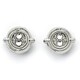 image 1 of Harry Potter Silver Tone Time Turner Stud Earrings