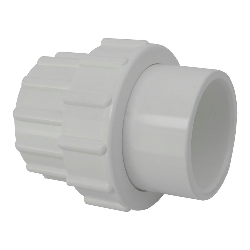 image 1 of Plastica 2in Socket Union P P White Pack of 5
