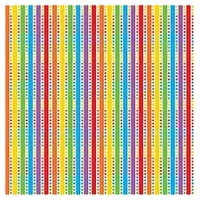 Unique Party Paper Rainbow Birthday Gift Wrap - Multicoloured - One Size
