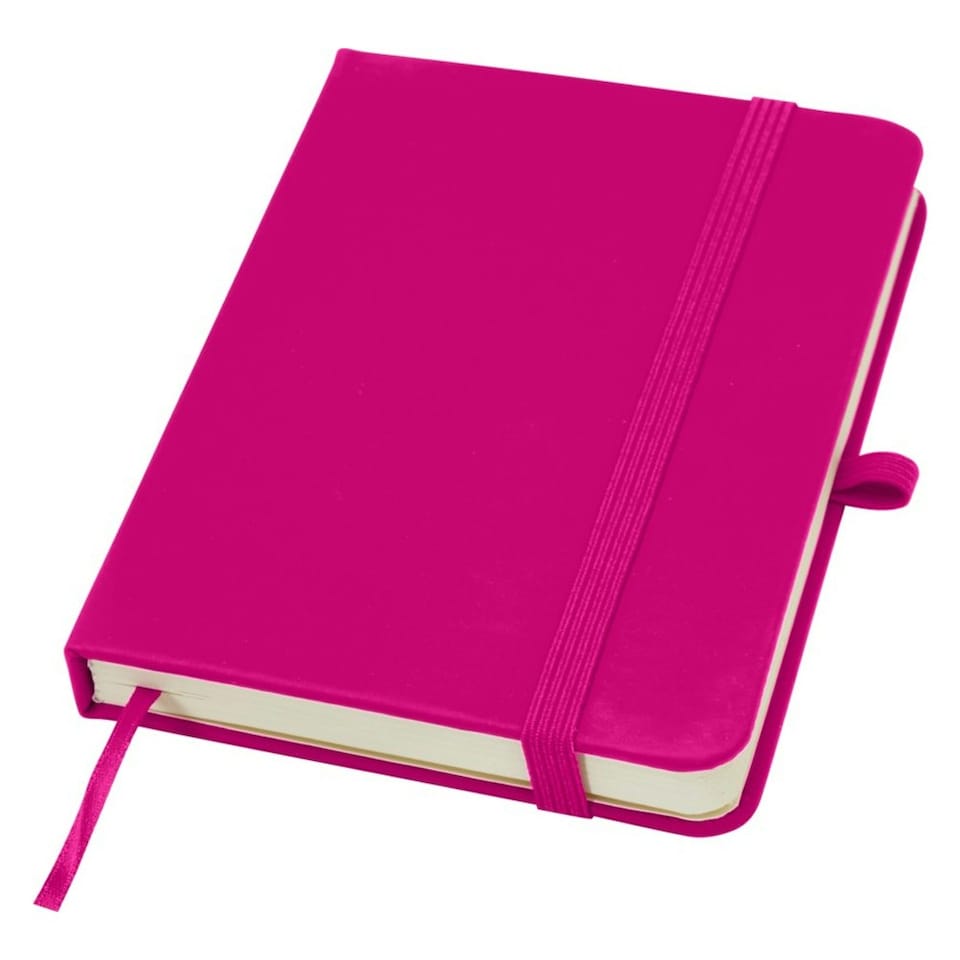 image 1 of Spectrum Plus Hard Cover A6 Notebook - Pink - One Size