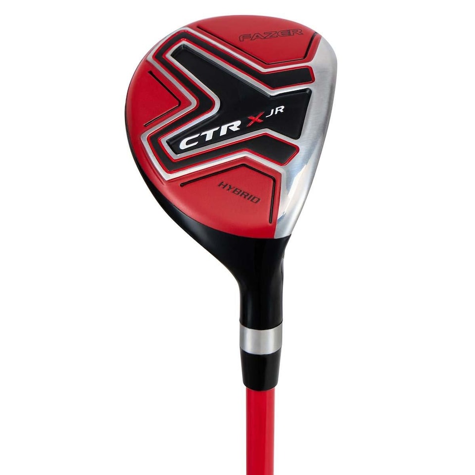 image 1 of Fazer Junior CTRX Age 9-11 5-Piece Golf Stand Bag Package Set - Red
