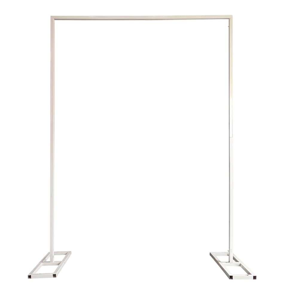 image 1 of Rectangle Arch Backdrop Stand with Base Garden Arbors - 150x200cm