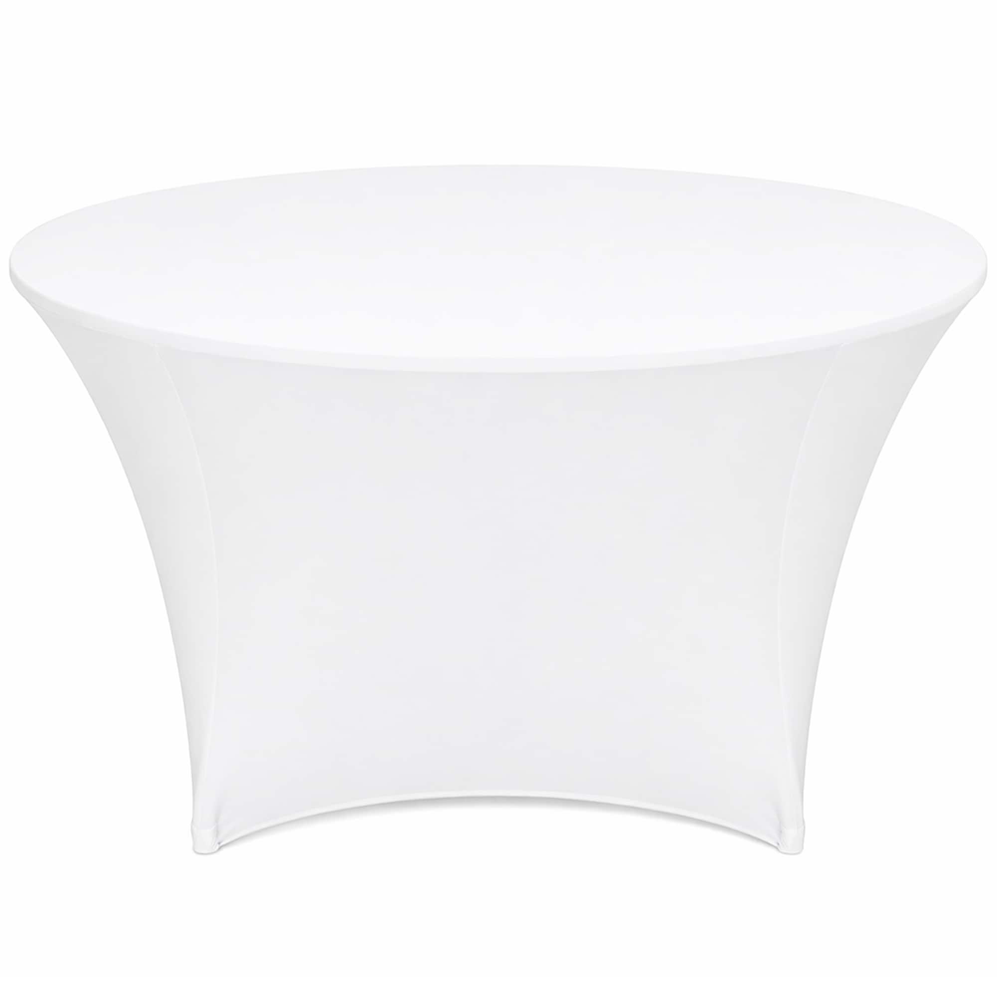 5FT Fitted Tablecloth Stretchable Elastic Spandex Round Patio Table Cover - 1pc