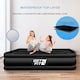 image 4 of Get Fit Air Bed With Built In Electric Pump - Premium King Size - Blow Up Bed With 2 X Free Pillows - Elevated Inflatable Air Mattress | Black | Black Mono | 1