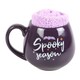 image 1 of Something Different Spooky Season Mug and Sock Set - Purple/Lilac - One Size