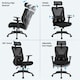 image 5 of Yaheetech  High Back Mesh Office Desk Chair | Black
