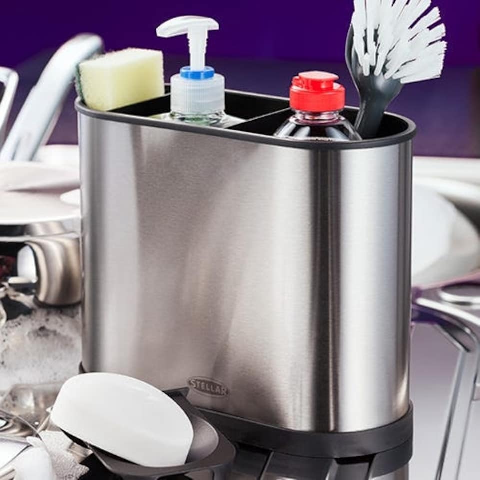 image 1 of Stellar Stainless Steel Sink Caddy