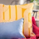 image 2 of Ulster Weavers Limelight Filled Cushion LS Ochre