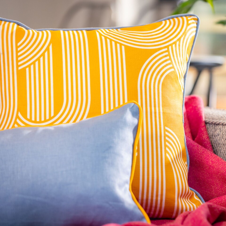 image 1 of Ulster Weavers Limelight Filled Cushion LS Ochre