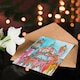image 4 of Greeting Card Colourful Brighton Royal Pavilion Watercolour Birthday