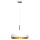 image 1 of Milagro Pendant Lamp Lincoln White/Gold 1XE27 35cm