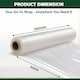 image 2 of ECONX 1 Roll Catering Cling Film Wrap 300mm x 300m Premium Kitchen Food Wrapping Roll