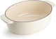 image 4 of KitchenAid Cast Iron Casserole Dish, Non-Stick 30cm, 5.6L Cooking Pot with Lid, Almond Cream
