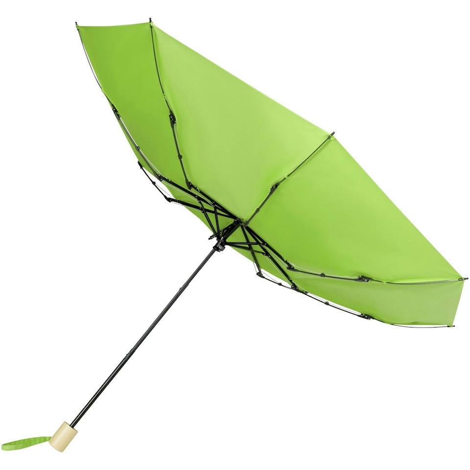 image 1 of Avenue Birgit Recycled Folding Umbrella - Lime Green - One Size
