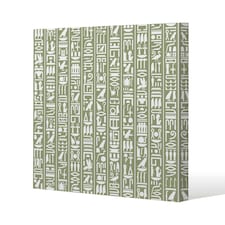 Egyptian hieroglyphic decorative background (Canvas Print) 46 x 46 x 4cm
