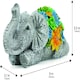 image 3 of Pack of 1 Solar Owl Garden Ornament Grey | One Size