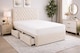 image 2 of 5FT Kingsize Pastel Cream Coniston Divan Bed Set with Headboard & Orthopedic Mattress 4 Drawers