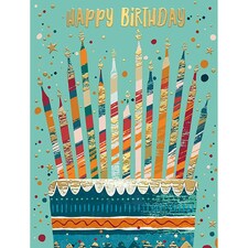 Words 'n' Wishes Traditional Open Birthday Card for a Male, Birthday Card for Male, Multi-Coloured 203 x 152 mm