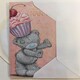 image 3 of Wonderful Nannie Mother's Day Cute Me To You Bear Cupcake On Head Card New