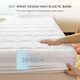 image 3 of Living and Home Mattress Protector Cover- Single Size | White | Single