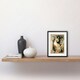 image 2 of Oriental Shorthair Cat Botanical Fur Plants 9x7" Black Framed Wall Art Print