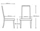 image 5 of MCC Direct Deluxe High Back Leather Dining Chairs Cream
