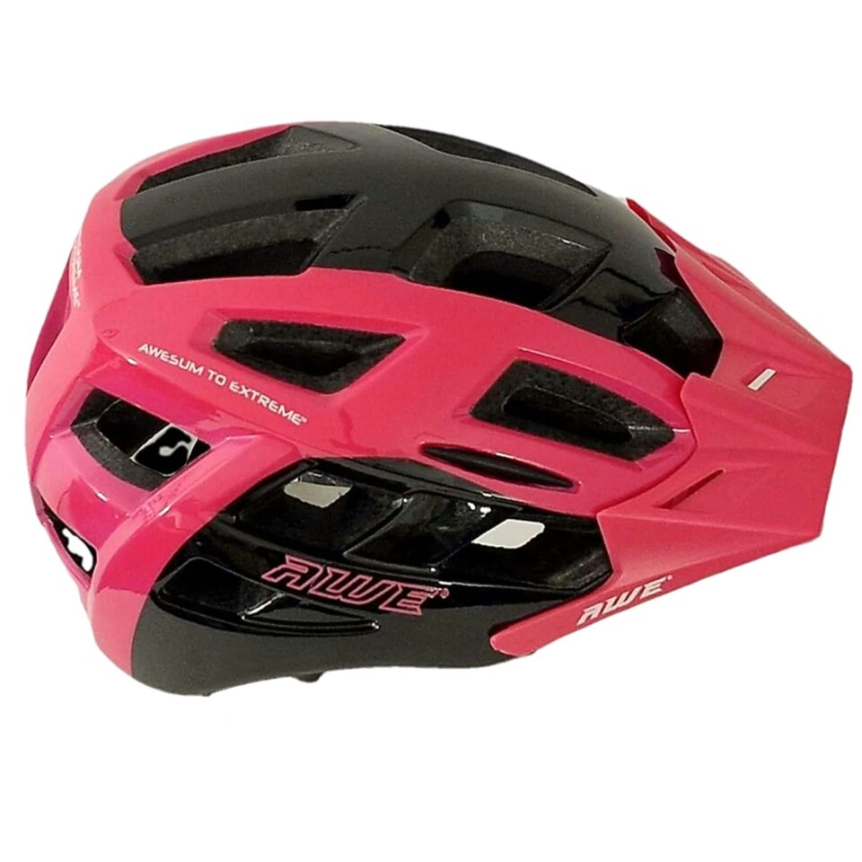 image 1 of AWE AweRide In Mould Enduro Bike Helmet Black/Pink 55-58cm Crash Guarantee* Pink | M