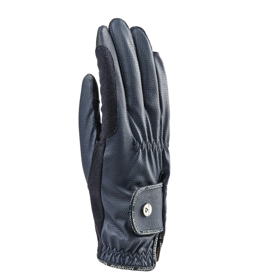 image 1 of Aubrion Womens/Ladies Stadium Riding Gloves - Navy - L | Blue | L