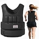 image 1 of HOMCOM 20KGS Adjustable Weight Vest Running Gym Training Weight Loss, Red