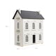 image 4 of Hooga Noble Wooden Dollhouse with Doll House Furnitures