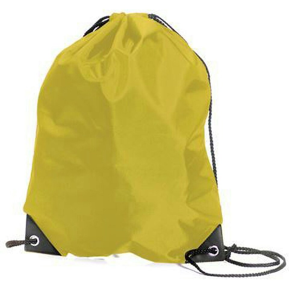 image 1 of Shugon Stafford Plain Drawstring Tote Bag - 13 Litres - Canary - One Size Yellow | One Size